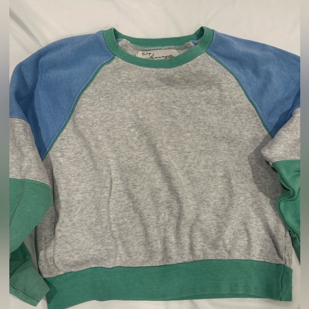 Vintage Havana Gray and Green Sweatshirt